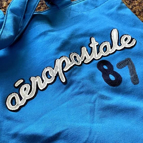 Aeropostale 87 Blue Tote Bag - Picture 3 of 8